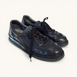 Mephisto Runoff Black Leather Walking Shoes Women’s US 9 EU 6.5 Made In France